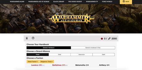 Warscroll Builder .